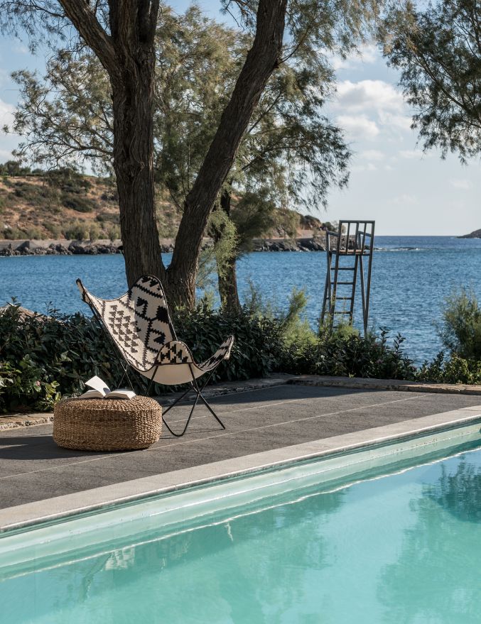 Minos Beach art hotel - Ein-Schlafzimmer-Villa mit privatem Pool