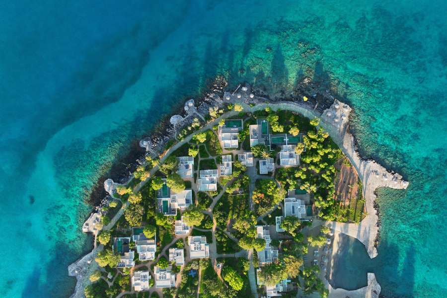 MinosBeachArtHotelAerial