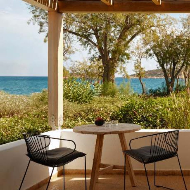 Seafront Bungalow Balcony