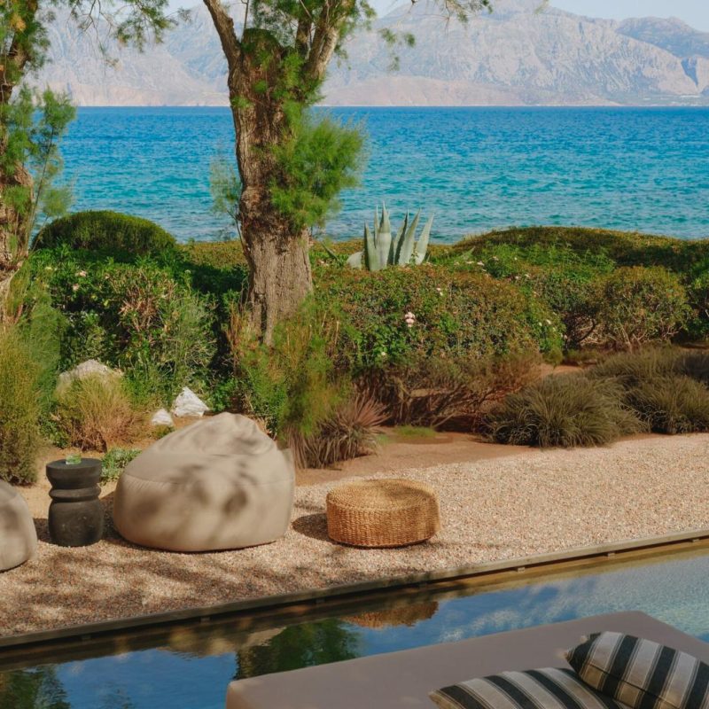 Superior Seafront Bungalow with Private Pool Outdoor Space